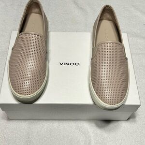 Vince Women's Blair 5 Marble LE  Perforated Slip-On Sneakers.  Size 6 New in Box